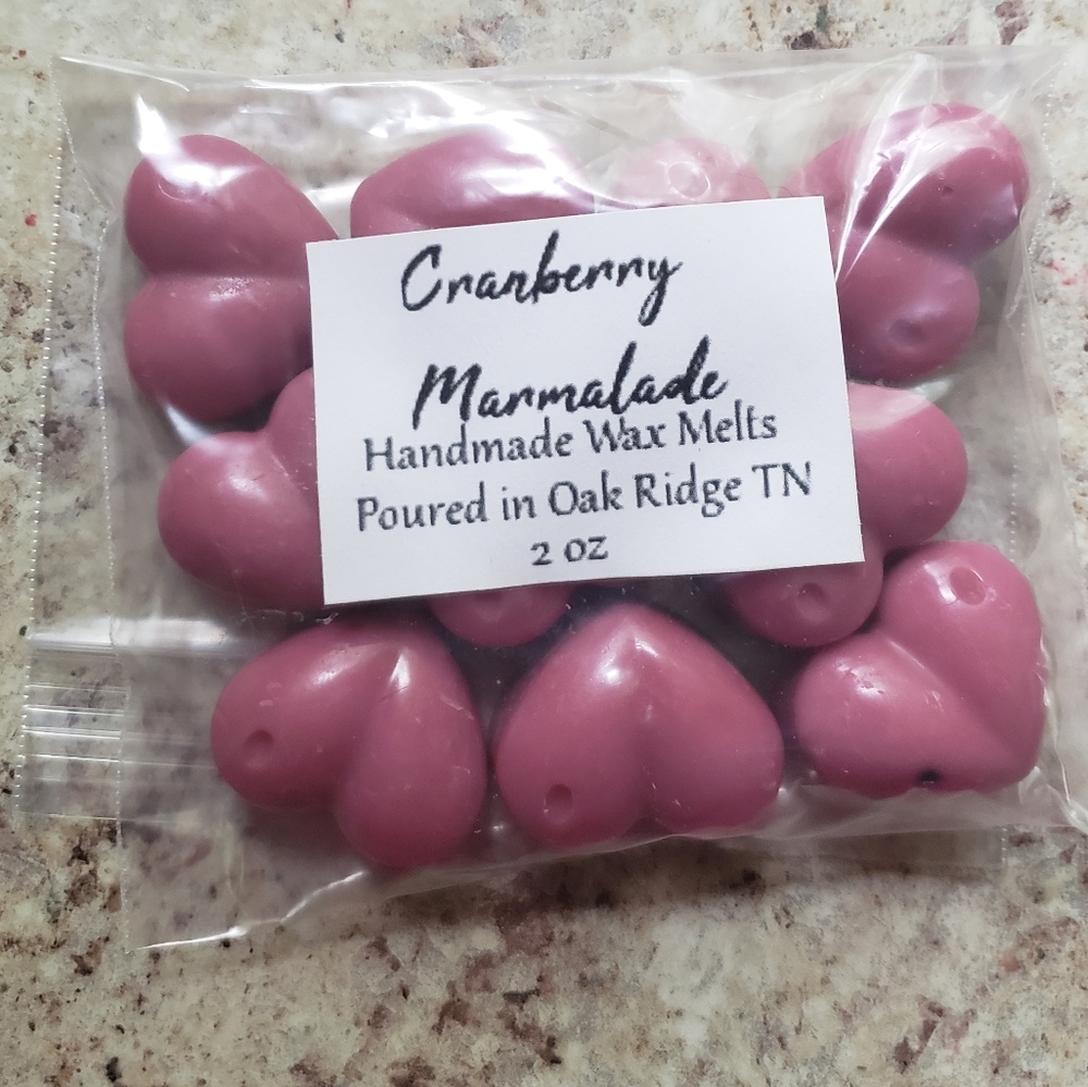 Cranberry Marmalade Wax Melts 10 Hearts